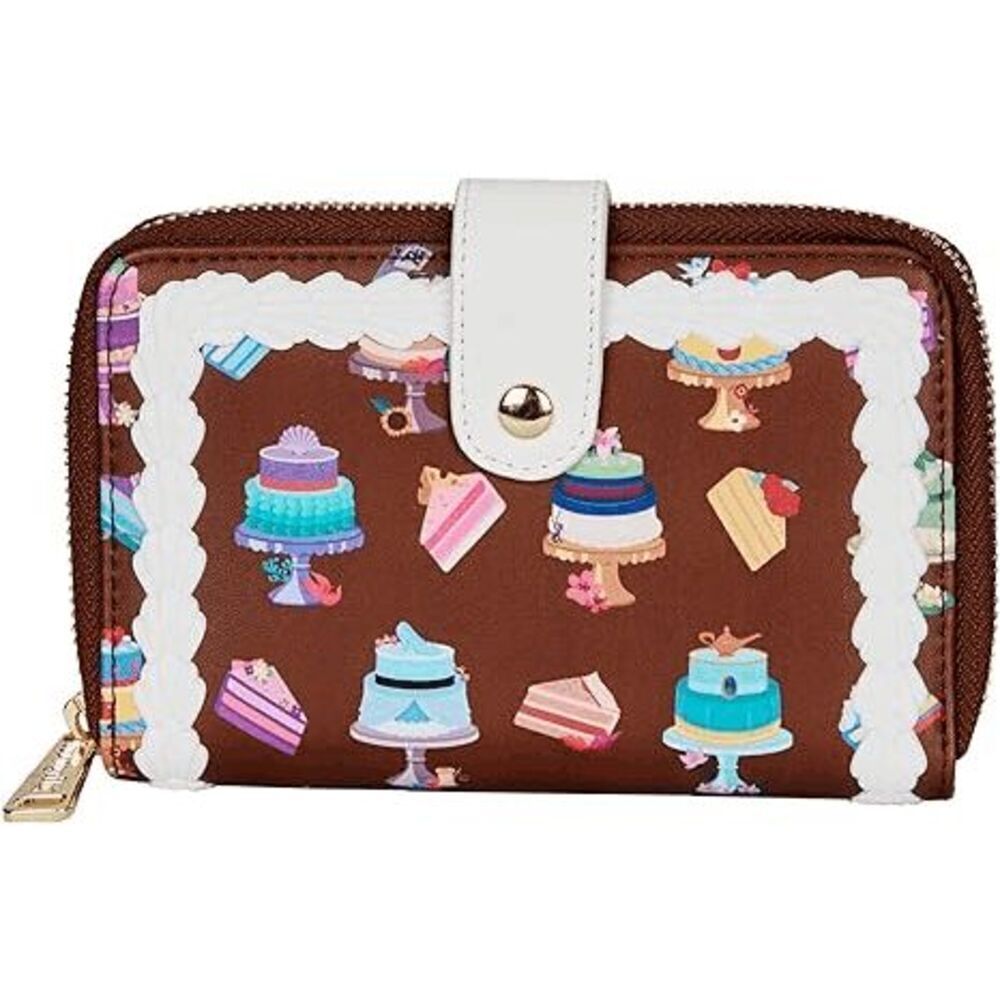 Loungefly Disney Princess Cakes Zip Around Wallet